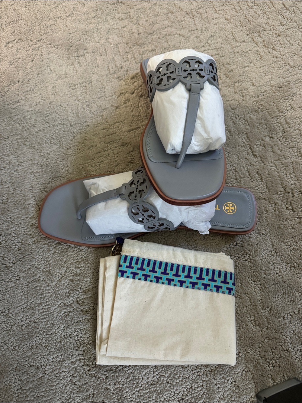 Brand New Tory Burch Tiny Miller 10mm Thong Sandal